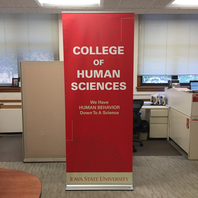 We Have HUMAN BEHAVIOR Down to a Science Roll Up Banner