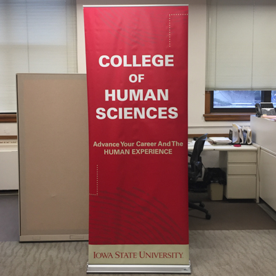 Advance Your Career And The HUMAN EXPERIENCE Roll Up Banner